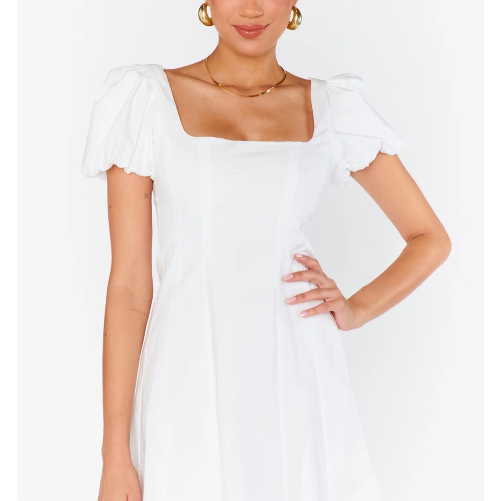 NWOT Show Me Your Mumu Mia Dress White Poplin 2X !